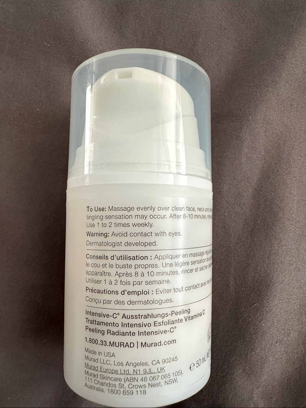 Murad Intensive-C Radiance Peel — Orange and White Pack - Picture 6 of 7